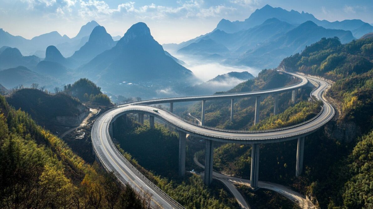 “china”, “construção”, “engenharia”, “rodovia”