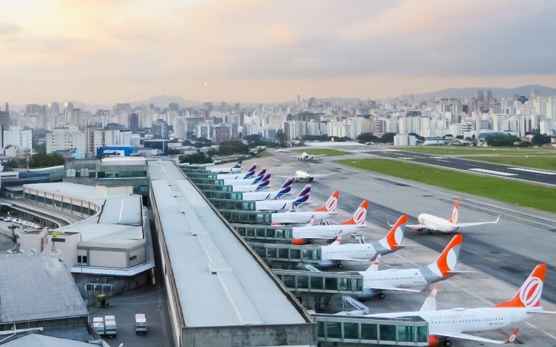 Congonhas es el segundo aeropuerto más movido de Brasil. (Foto: Infraero)