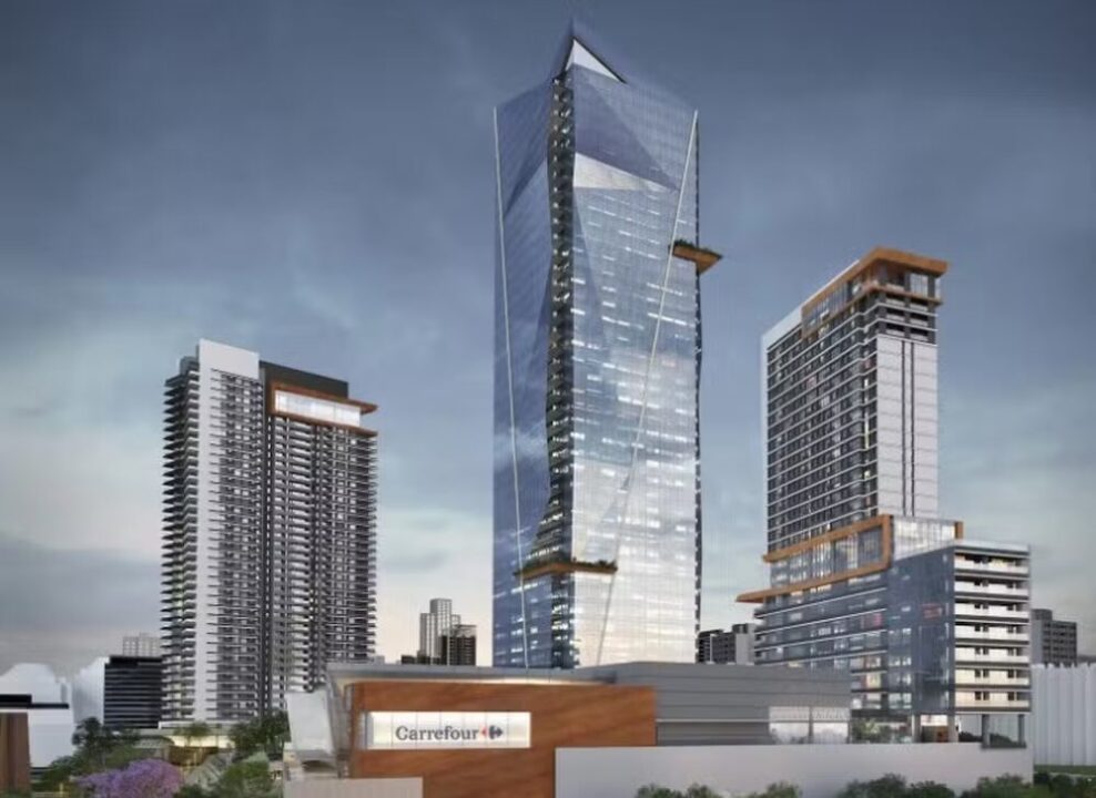 El mayor rascacielos de SP tendrá 219 metros de altura, 39 pisos y terraza. (Imagen: Divulgación/Carrefour Property) El mayor rascacielos de SP tendrá 219 metros de altura, 39 pisos y terraza. (Imagen: Divulgación/Carrefour Property)