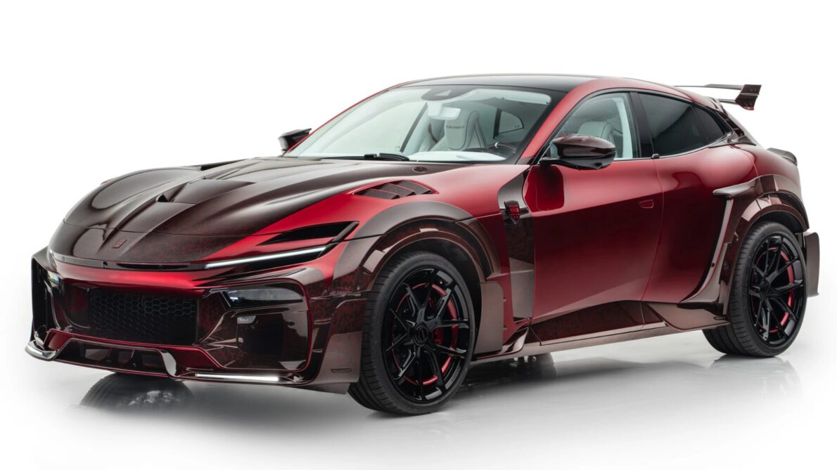 Mansory transformó la Ferrari Purosangue en una "obra de arte" polémica. (Imagen: divulgação)