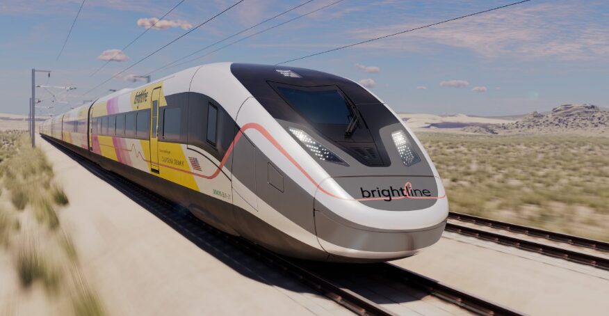 A Brightline anunció um trem de alta velocidade. (Imagem/ divulgação)