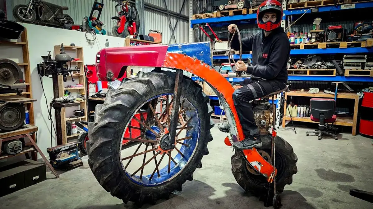 moto, neumático de tractor