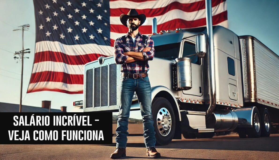 motorista de caminhão nos Estados Unidos