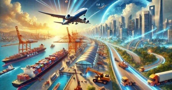 Investimentos históricos de R$ 10 bilhões em portos, aeroportos e hidrovias Governo brasileiro projeta revolução na infraestrutura do Brasil em apenas seis meses! Confira todos os detalhes