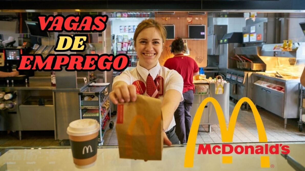 Trabalhe em uma das maiores redes de fast food do mundo! O McDonald's está com mais de 2.700 vagas de emprego no Brasil, para atendente, cozinheiro, assistente administrativo e mais: Salários atrativos, não perca essa oportunidade