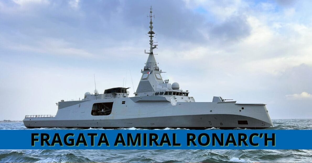 fragata Amiral Ronarc’h, testes no mar, defesa naval, fragatas de defesa e intervenção, Marinha Francesa, Naval Group. (Imagem: Reprodução/Canva)