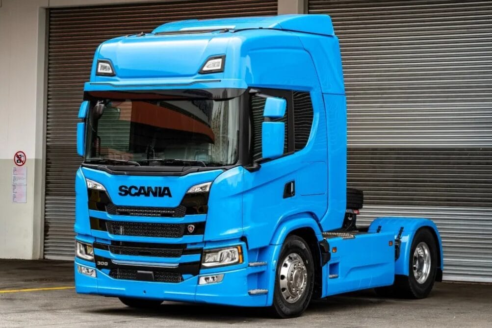 Camión eléctrico, Scania Brasil, sostenibilidad en el transporte, innovación eléctrica, descarbonización, lanzamiento Scania, transporte sostenible, tecnología automotriz. (Imagen/ difusión)