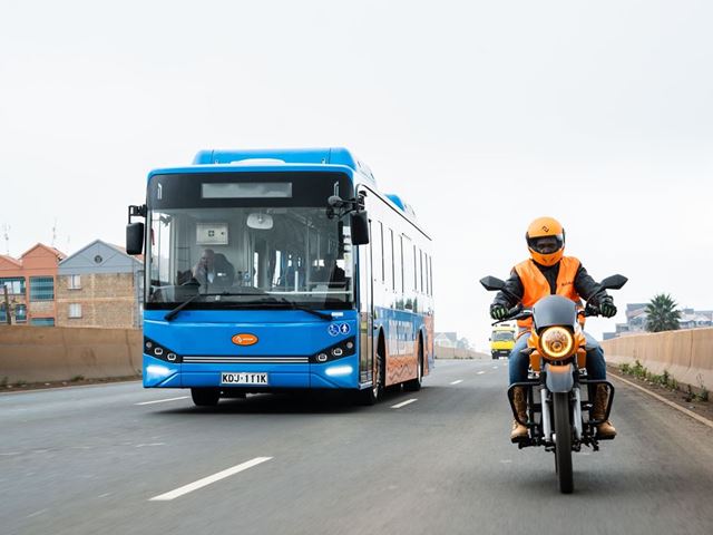moto eléctrica, África