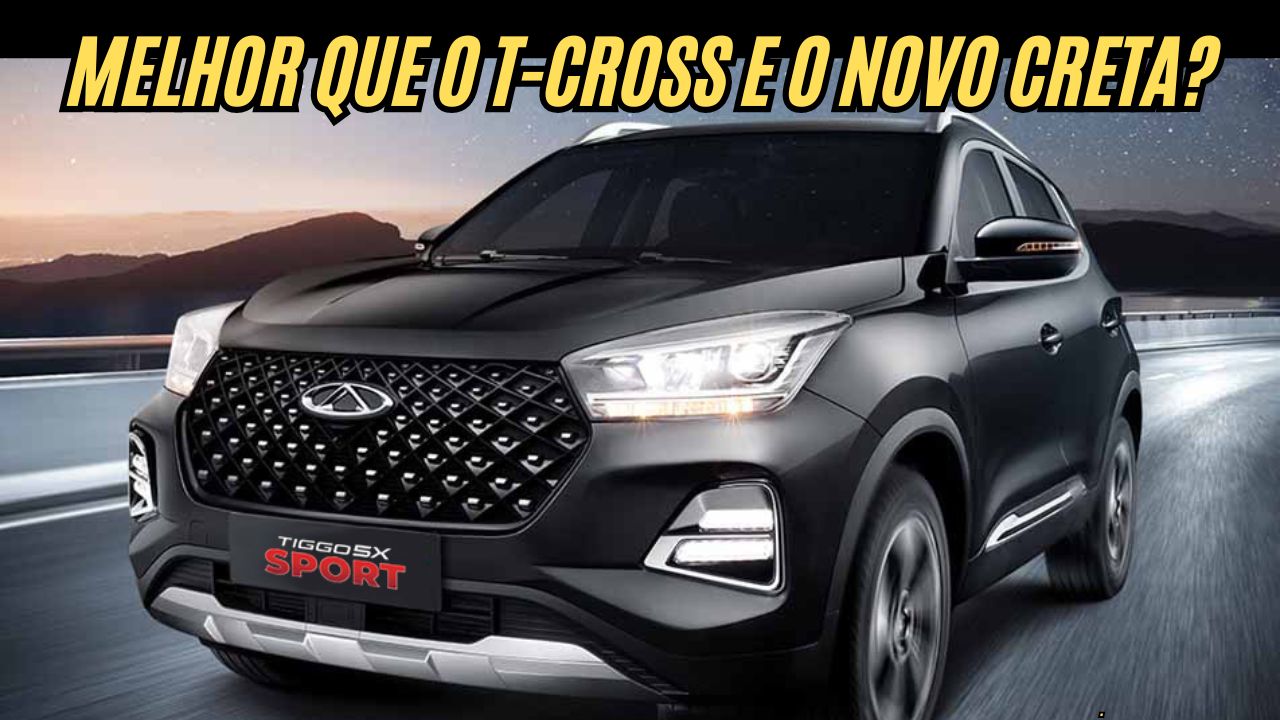 Caoa-Chery Tiggo 5x Sport: o SUV turbo de R$ 125.990 com 150 cv, muito luxo e preço imbatível, supera T-Cross e novo Creta?