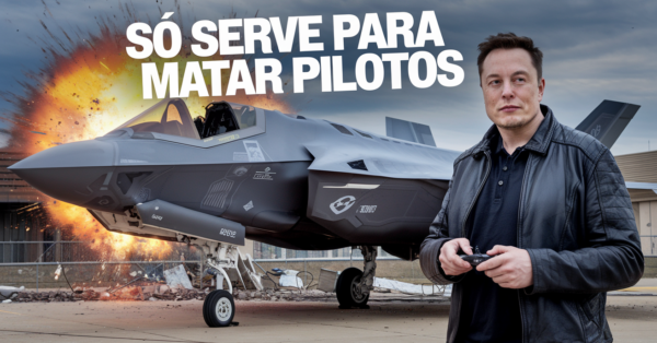 Elon Musk detona F-35 “Só serve para matar pilotos” e exige substituição imediata por drones