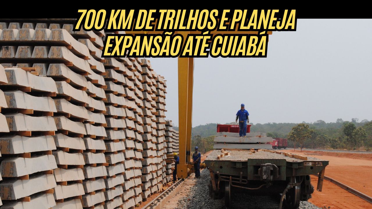 Ferronorte: A OBRA ferroviária em andamento no Brasil que conecta 755 km e revoluciona a logística nacional!