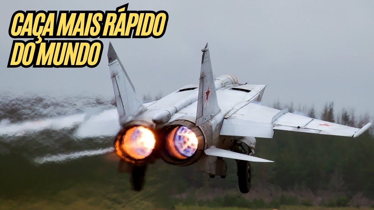 MiG-25, conhecido como o caça mais rápido do mundo, causou temor e respeito entre as forças militares do Ocidente