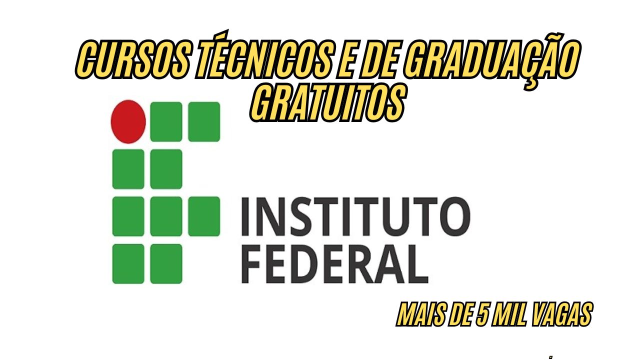 Não vai querer perder essa oportunidade, né? O IF abre mais de 5 mil vagas para cursos técnicos e de graduação gratuitos! Veja como participar