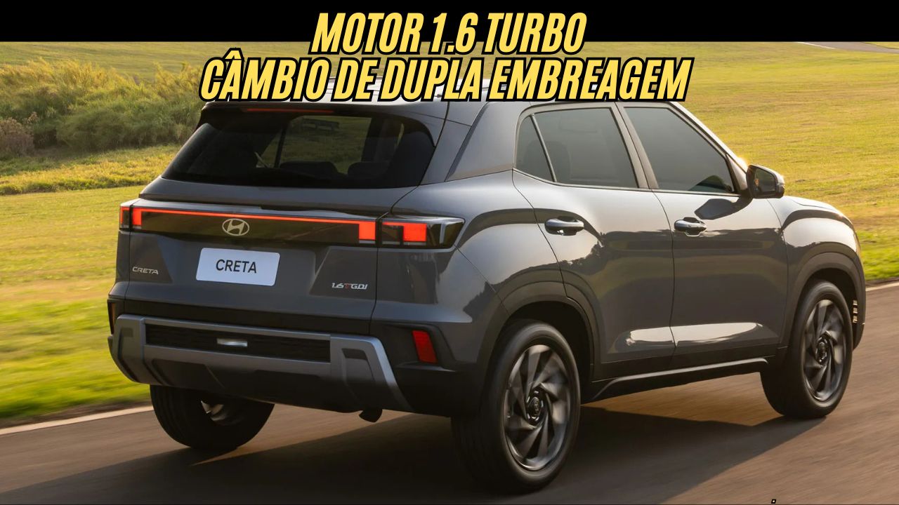 Novo Hyundai Creta 2025: 193 cavalos, 0 a 100 em 7,8 segundos, mas preço ultrapassa R$ 180 mil!