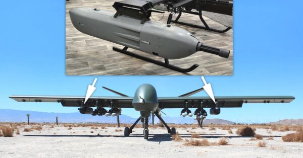 Novo drone militar dispara 6.000 tiros por minuto em teste real e impressiona com seu poder destrutivo
