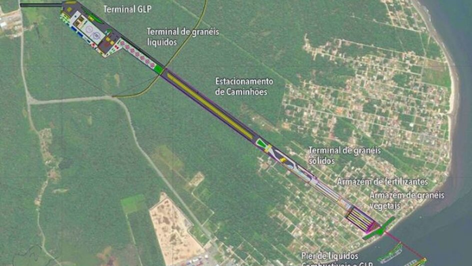 Nuevo puerto en SC será construido en Itapoá, región estratégica próxima al Puerto Itapoá, conectando 115 unidades de recepción de Coamo en tres estados de Brasil.