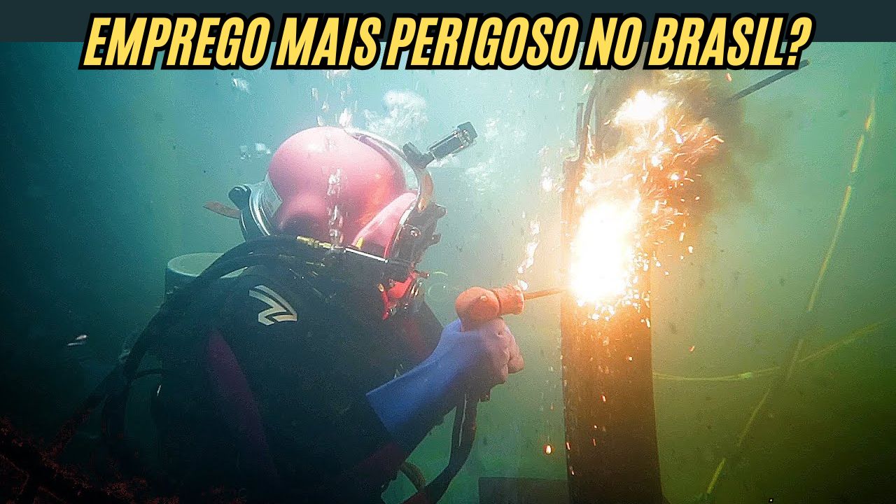 R$ 20 MIL POR MÊS! Emprego mais perigoso no Brasil envolve soldagem subaquática e falta de profissionais dispostos a encarar os riscos