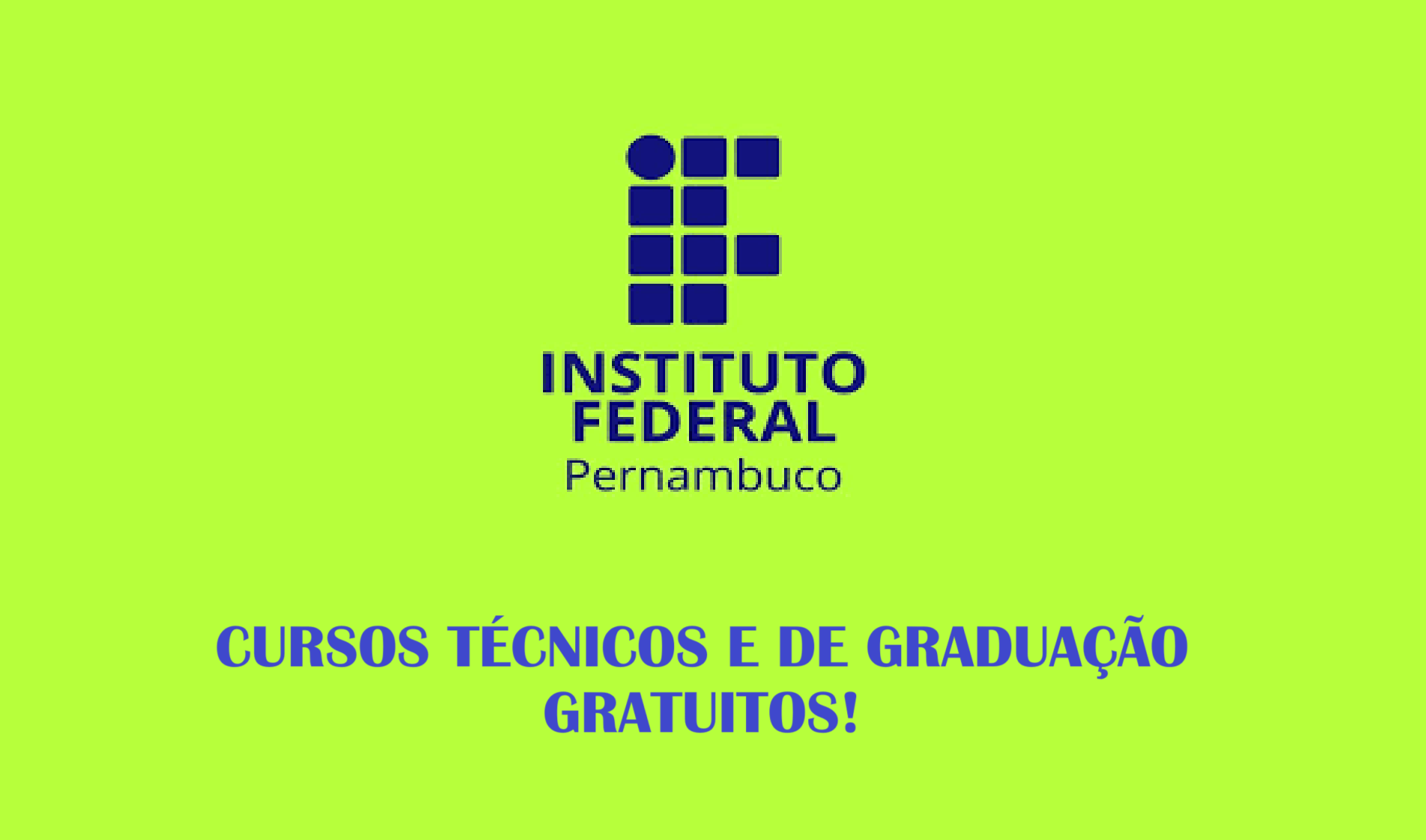 Cursos técnicos, cursos, IFPE