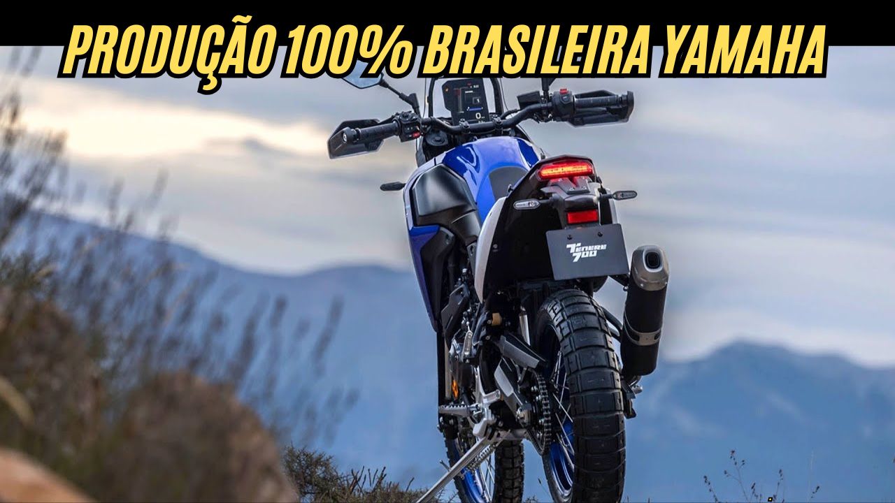 Yamaha lança nova moto: Ténéré 700 2025 chega com 5 grandes inovações e produção nacional