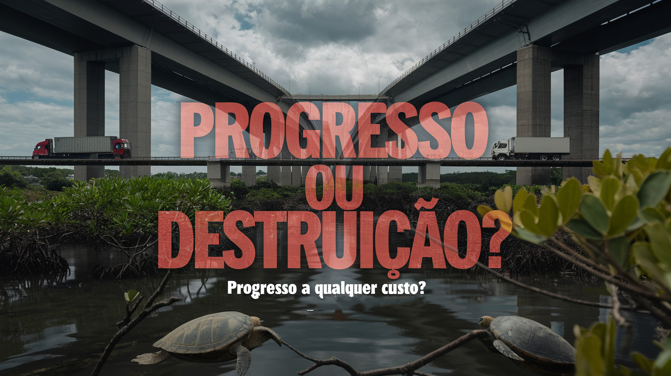 Ponte Salvador-Itaparica promete progresso, mas ameaça ecossistemas, tartarugas e comunidades pesqueiras da Baía de Todos-os-Santos.