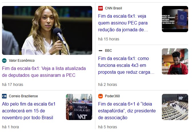 Repercusiones en los medios sobre el posible fin de la escala 6x1 en Brasil