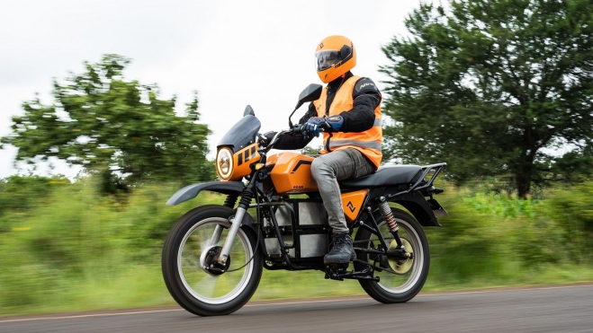 moto eléctrica, África