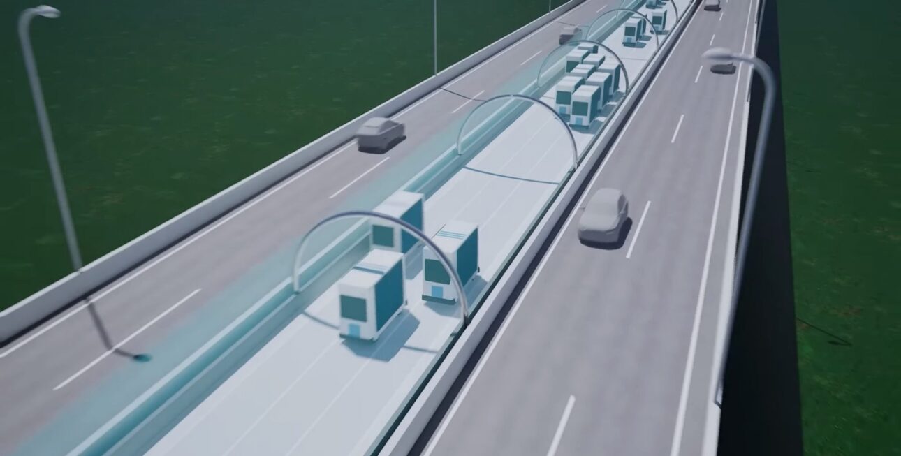 Japón inicia revolución en el transporte: obras de carretera exclusiva para cápsulas autónomas de carga prometen sustituir camiones y transformar la logística con tecnología de punta!