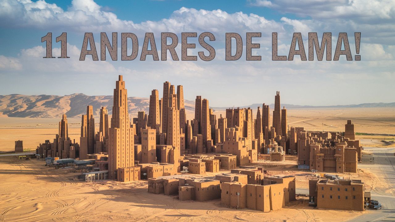 11 ANDARES! Os impressionantes arranha-céus feitos de lama em Shibam: A 'Manhattan do Deserto' que está à beira do colapso