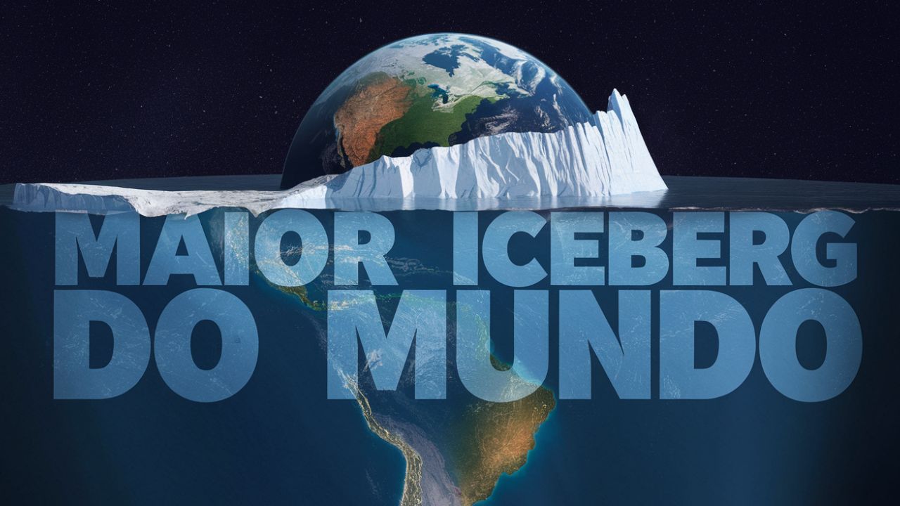 3 vezes maior que São Paulo! O MAIOR iceberg do mundo com 1 trilhão de toneladas se solta da Antártida após 30 anos