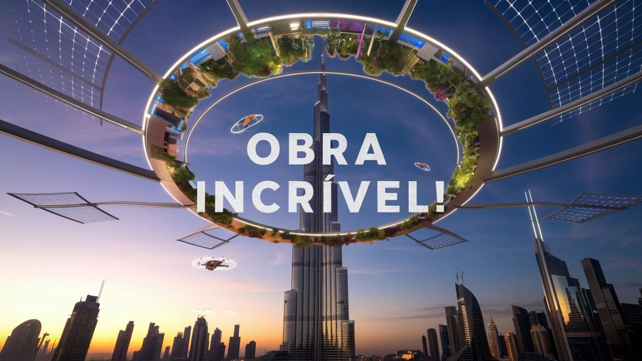 A construção MAIS incrível do século: Conheça a RING CITY, a cidade flutuante ao redor do edifício mais alto do mundo