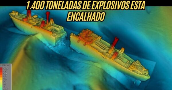 Bomba-relógio no Reino Unido: O naufrágio com 1.400 toneladas de explosivos que ameaça há 80 anos