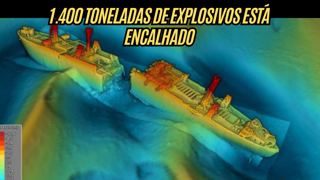 Bomba-relógio no Reino Unido: O naufrágio com 1.400 toneladas de explosivos que ameaça há 80 anos