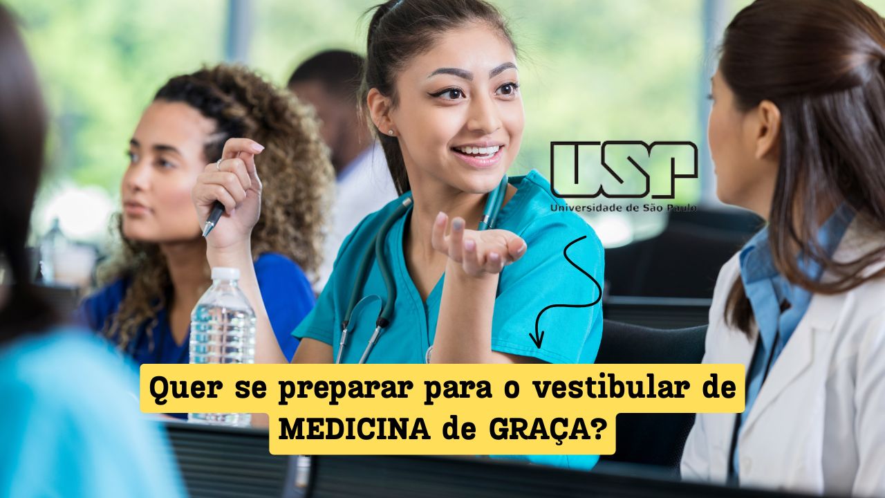 Quer se preparar para o vestibular de MEDICINA de graça? USP abre inscrições para curso gratuito voltado a estudantes de baixa renda com 300 vagas disponíveis em 2025; As inscrições vão até o dia 10 de janeiro