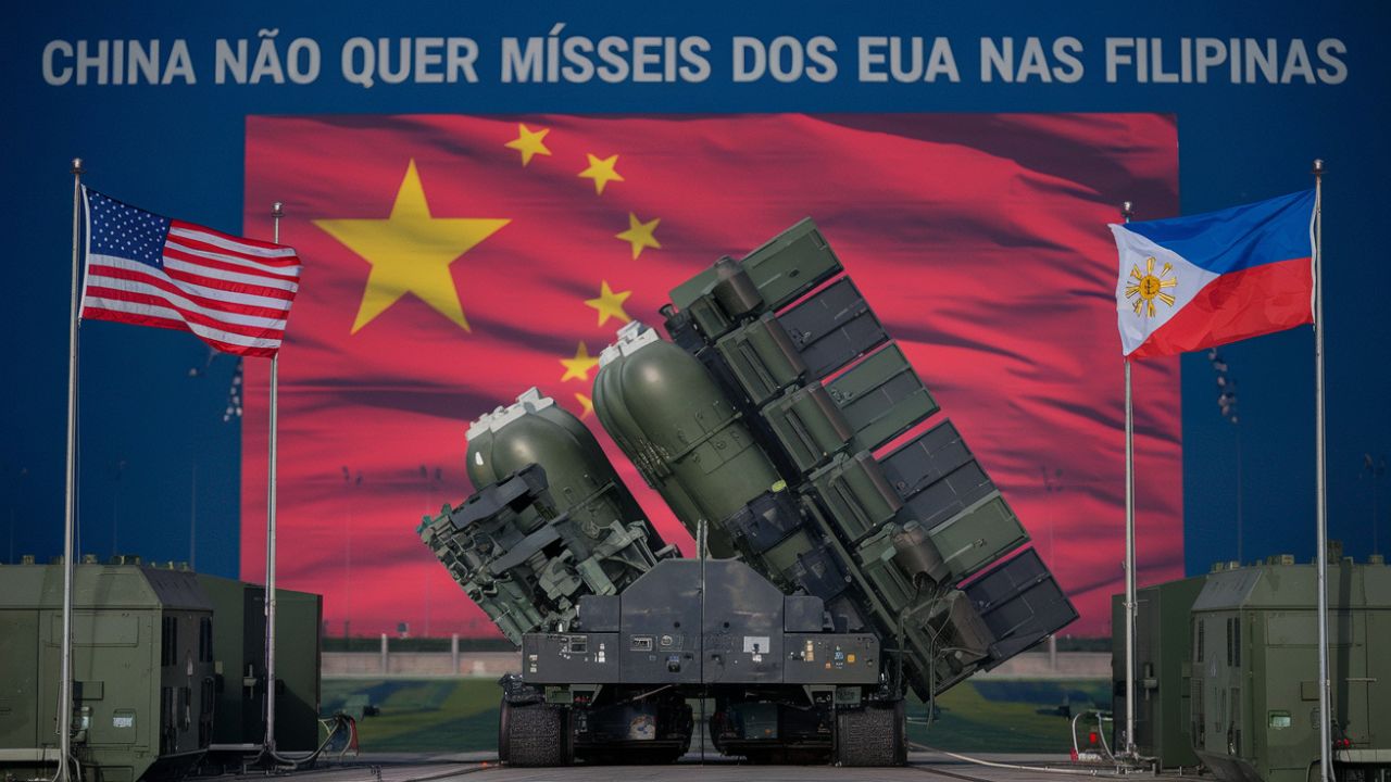 China pressiona Filipinas a cumprirem promessa de retirar os mísseis Typhon e evitar conflito regional