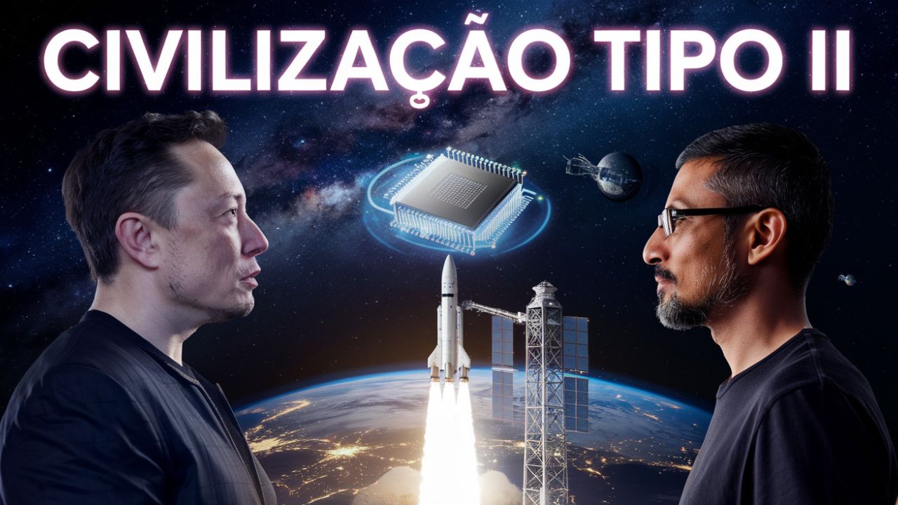 Civilização TIPO II? Elon Musk de olho no investimento do Google em computadores quânticos que fazem cálculos de 10 bilhões de anos em minutos