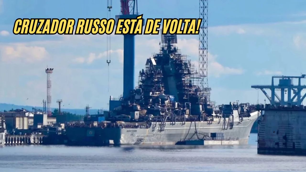 Cruzador nuclear pesado ‘Admiral Nakhimov’: gigante de 28 mil toneladas volta ao mar após 24 anos com arsenal de 200 mísseis