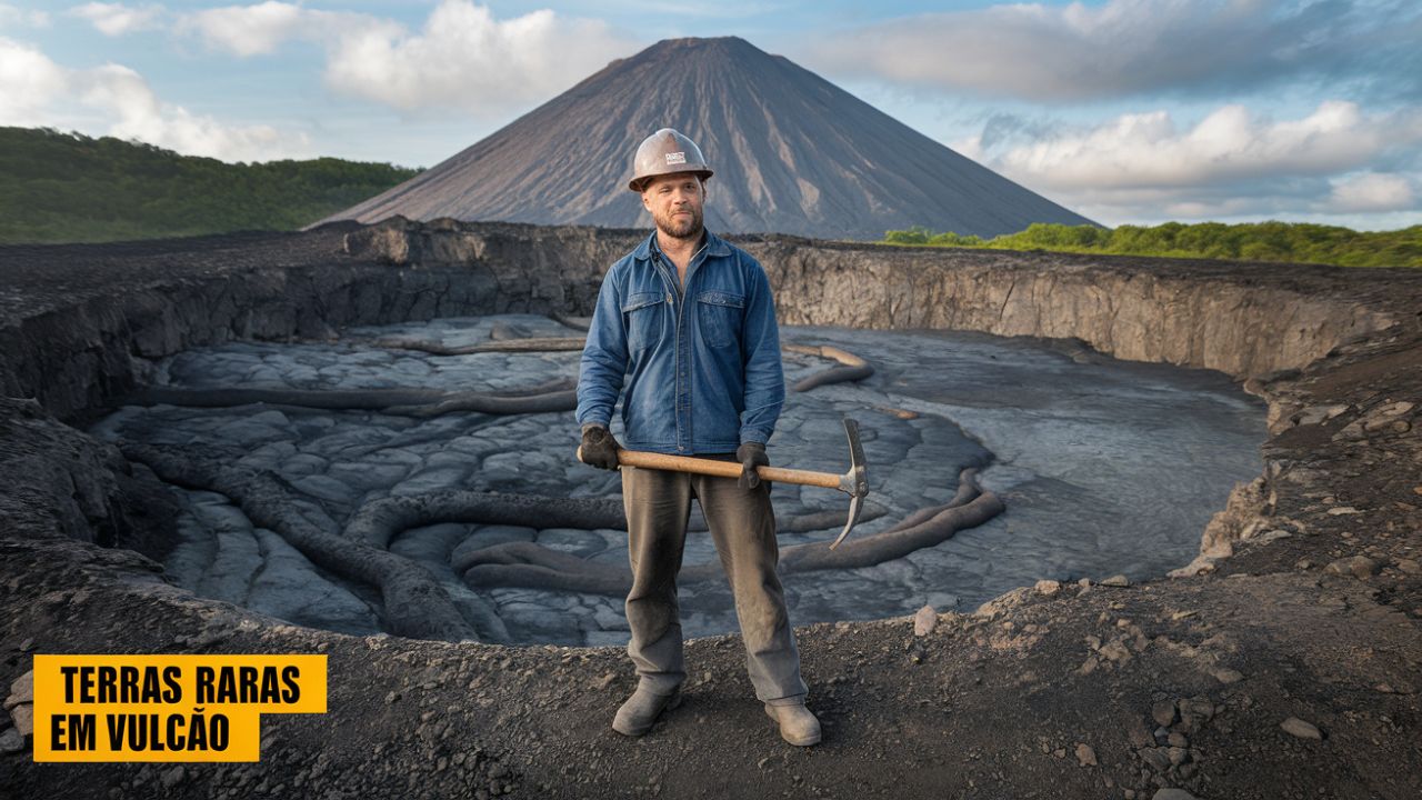 Descoberta em vulcões revela que magma pode conter até 200 VEZES mais terras raras: O futuro da tecnologia em risco!