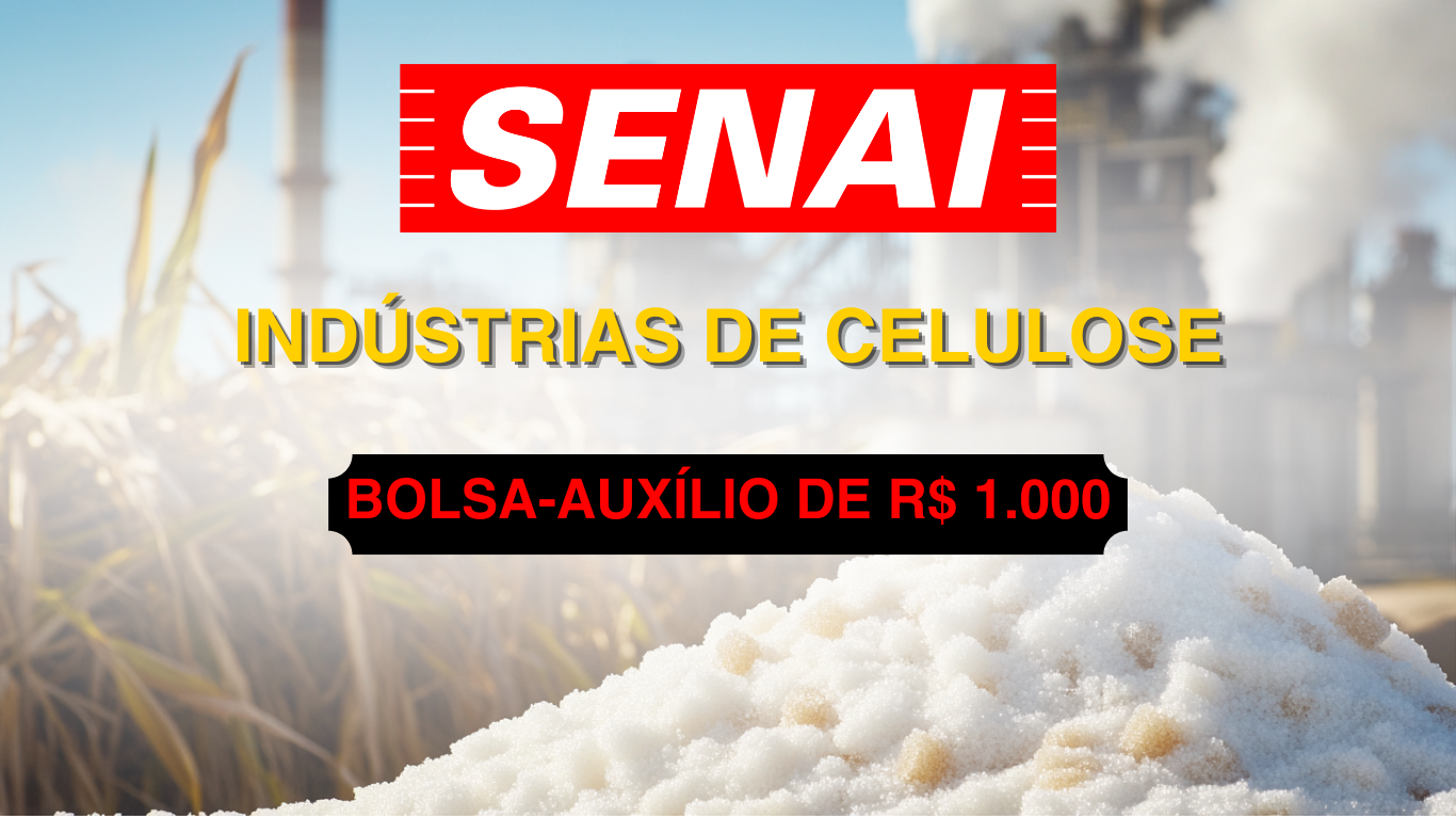 senai - curso gratuito - celulose