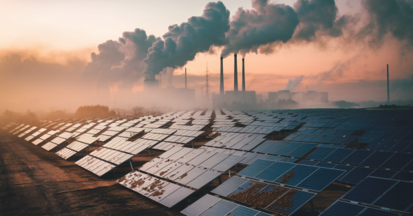 Energia solar em perigo Poluição e mudanças climáticas ameaçam o futuro dessa fonte limpa, acendendo um alerta global para o impacto ambiental no setor de energia renovável!