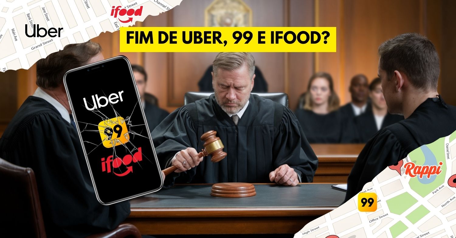 Fim de Uber, 99 e iFood Justiça do Trabalho desafia STF e obriga aplicativos a contratar trabalhadores, ameaçando o futuro das maiores plataformas de delivery e transporte!