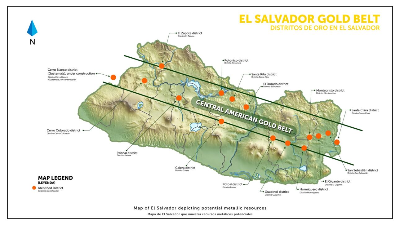 El Salvador,reservas de ouro