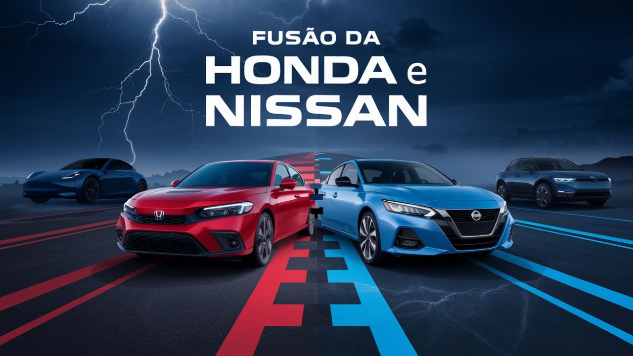 Honda e Nissan unem forças: A fusão bilionária que desafia Tesla e os carros chineses elétricos