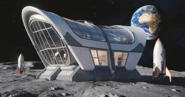 Morar na Lua NASA avança em projeto revolucionário para construir casas impressas em 3D no solo lunar!