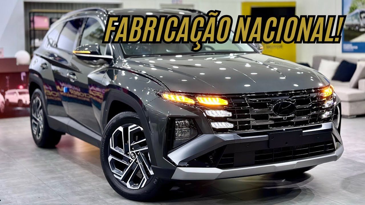 Nova geração do Hyundai Tucson: o SUV híbrido nacional que faz até 33 km/l e chega ao Brasil com 252 cv de potência