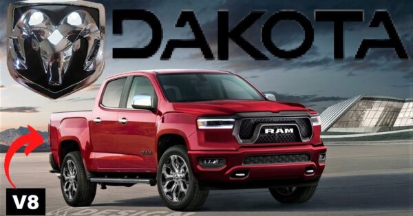 Nova picape RAM Dakota chega para abalar o mercado de picapes: rival direta de Hilux e Ranger promete desempenho impressionante e consumo econômico de até 13 km/l!