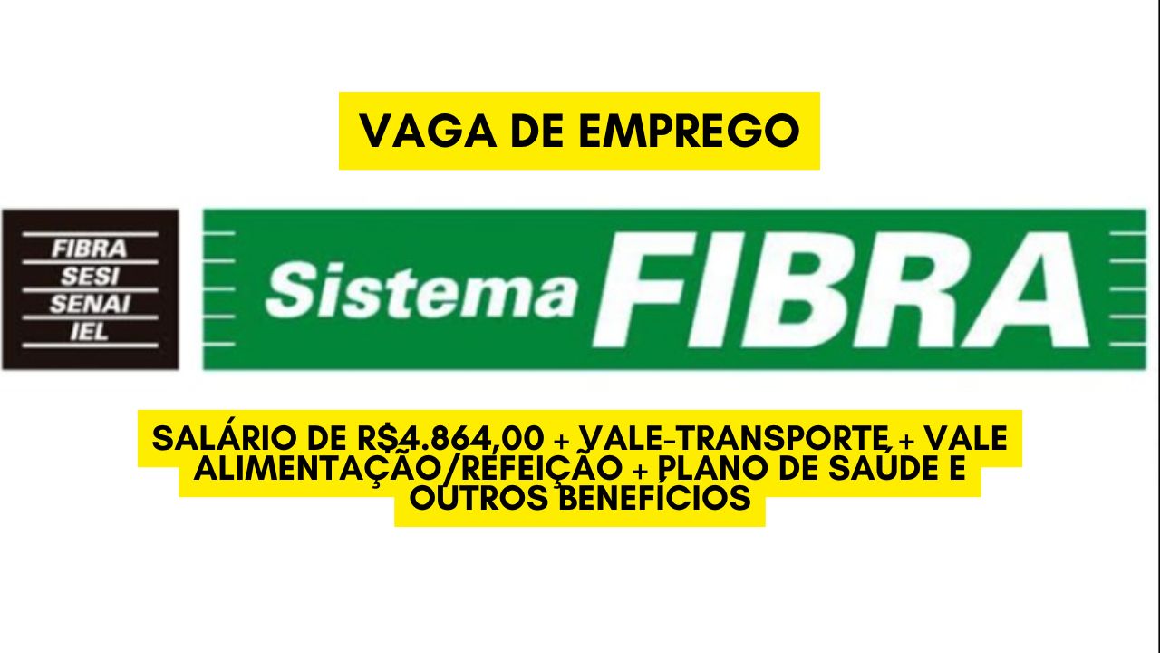 Que tal um trabalho com salário de R$4.864,00 + Vale-transporte + Vale alimentação/refeição + plano de saúde e outros benefícios? O Sistema Fibra abre vagas de analista de tecnologia; Veja como se candidatar
