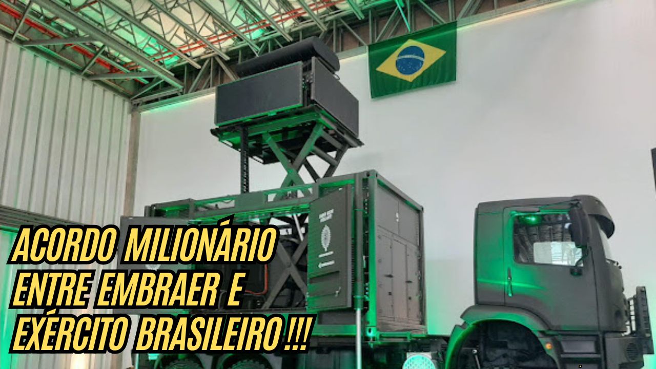 R$ 102 milhões: Embraer fecha contrato histórico com o Exército Brasileiro para radar de última geração SABER M200 Vigilante