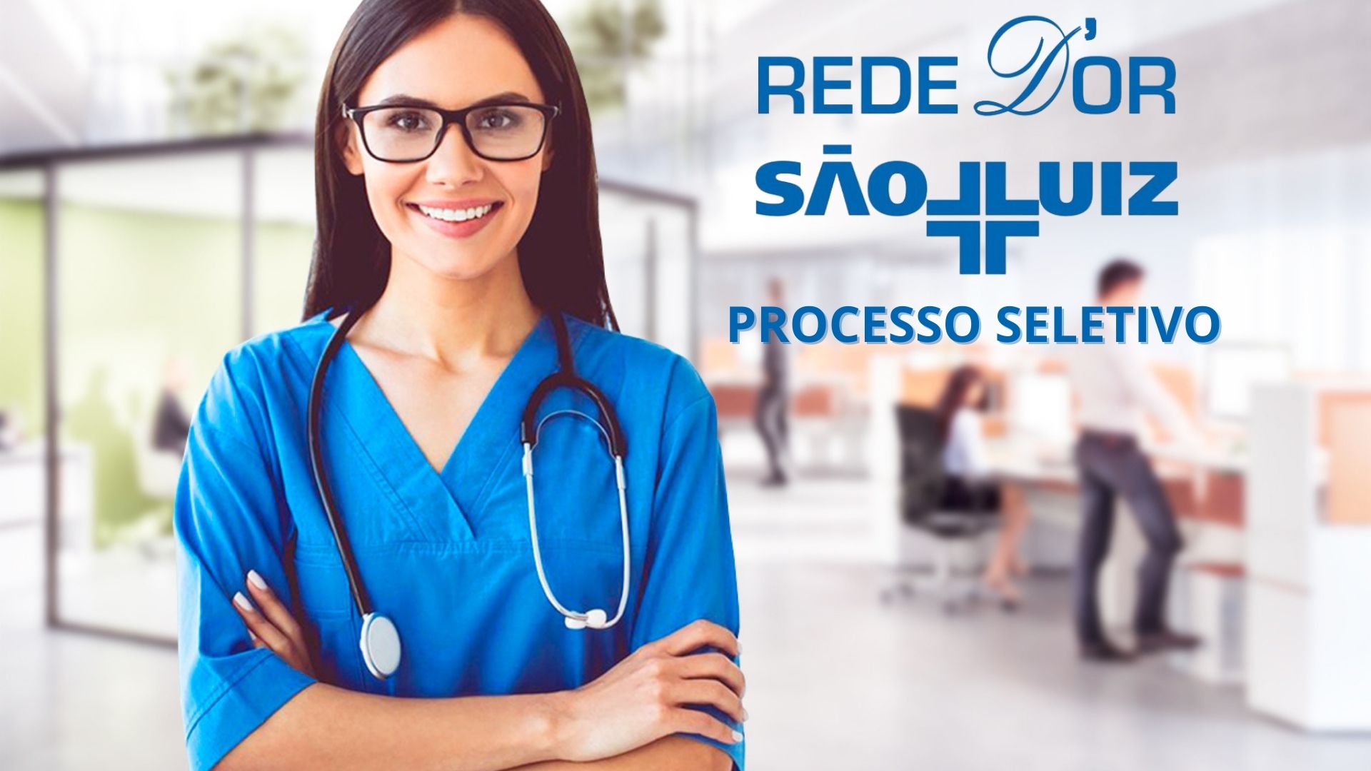 Rede D’Or abre processo seletivo com mais de 600 vagas para Recepcionistas, Auxiliares, Copeiros, e outras funções exigindo ensino médio, técnico ou superior