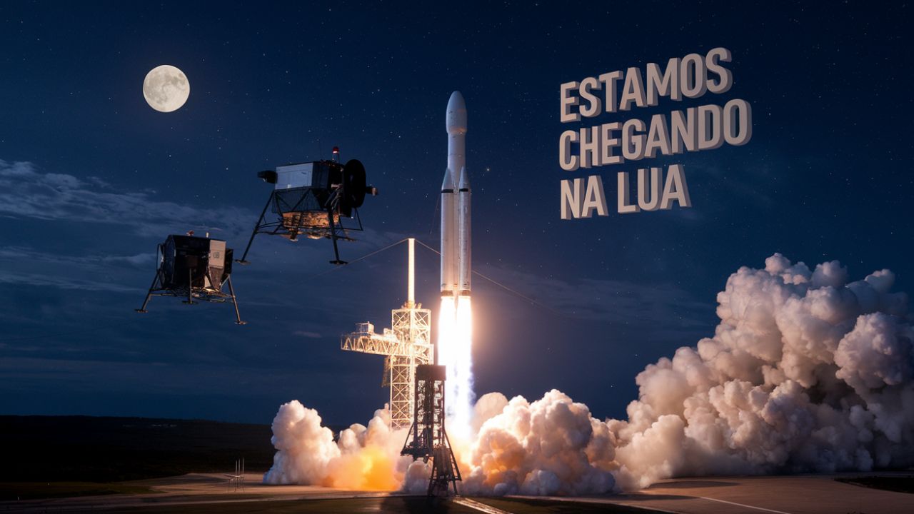 SpaceX lidera a maior tentativa tripla de pouso na Lua em 2025: Um marco na exploração espacial