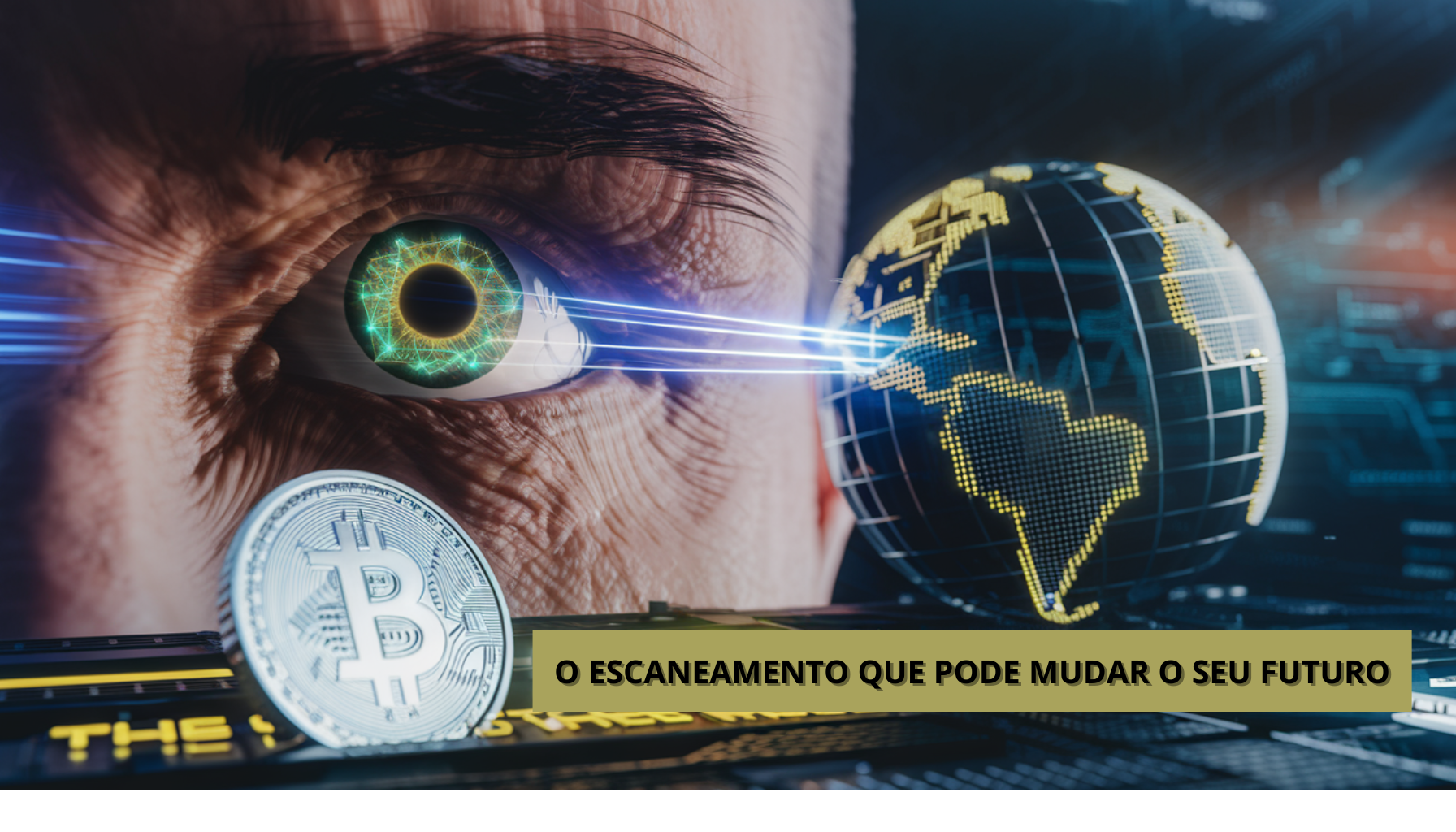 Mais de 115 mil brasileiros já participaram do polêmico projeto de escaneamento de íris da Worldcoin. Inovação ou invasão de privacidade? (Imagem: Reprodução/Canva)